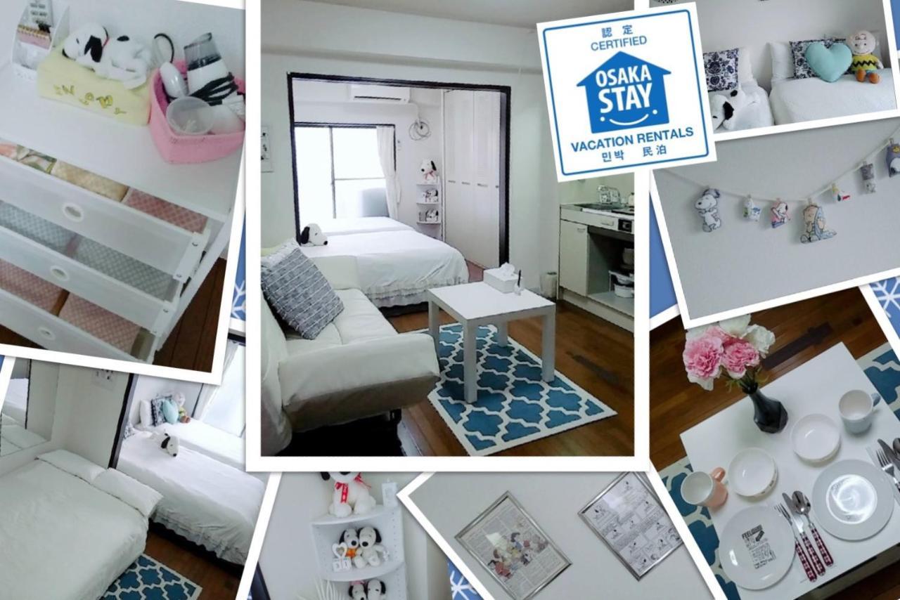 Airbnb Licensed Namba Dotonbori 1Min Max 6Pax Osaka Exterior photo